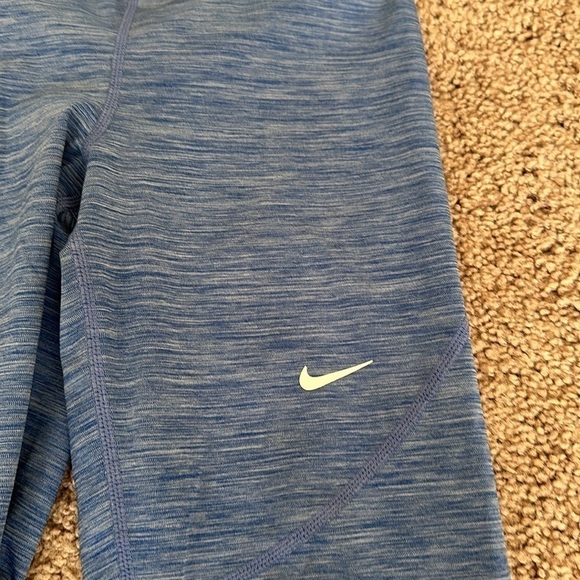 Nike Pro Dri Fit  Blue Leggings Size Small - Picture 5 of 8